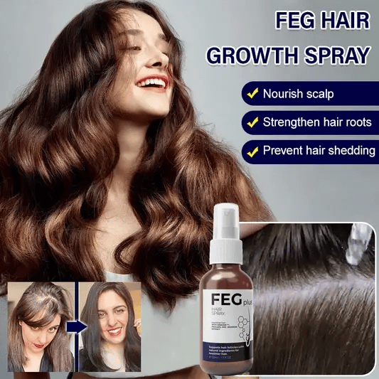 FEG Plus Hair Growth Spray | Original Hair Loss Treatment for Men & Wome