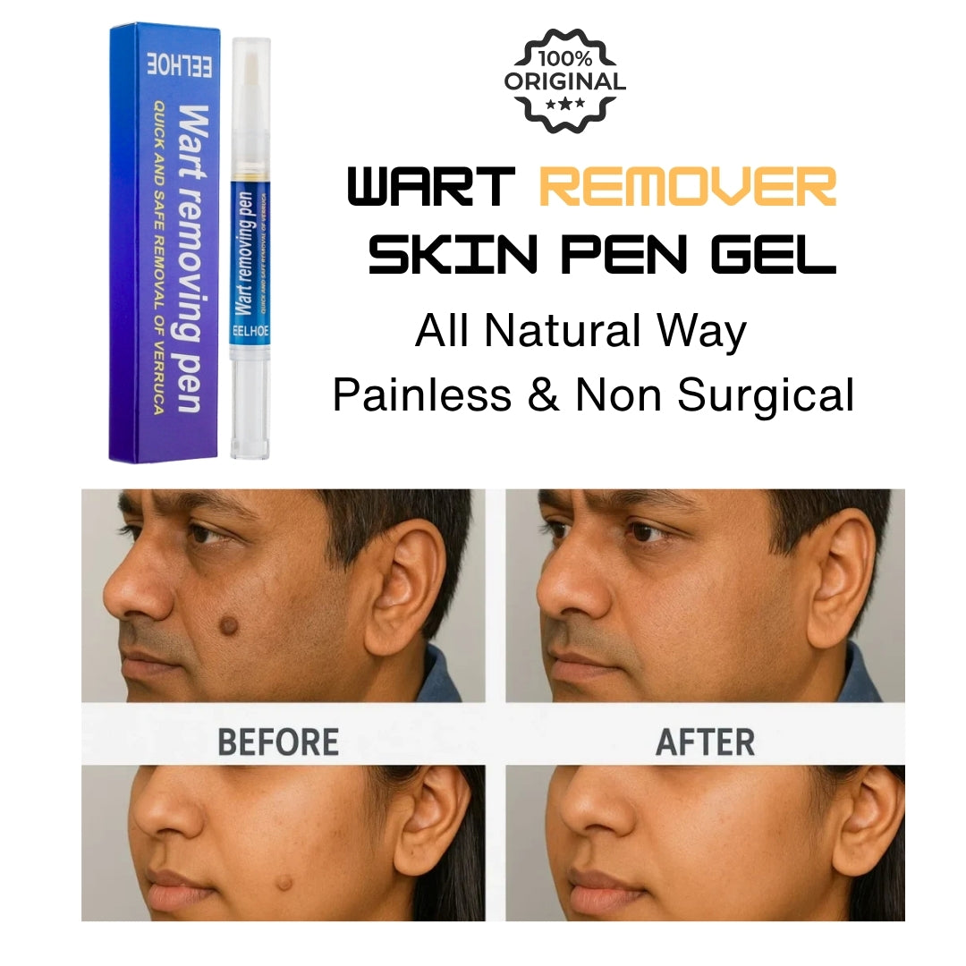 Wart Remover Skin Pen Gel - All Natural Way - Painless & Non Surgical