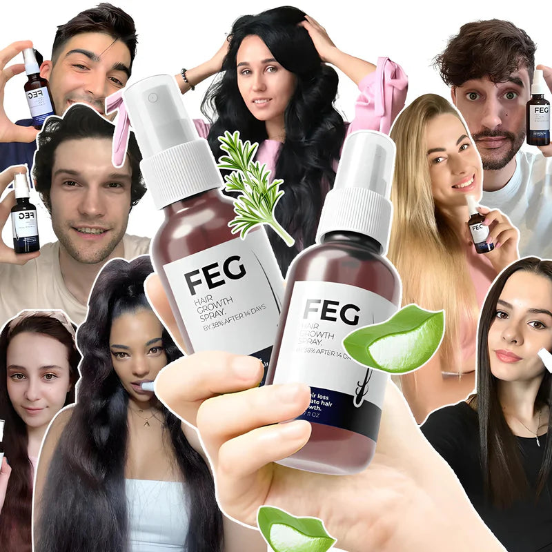 FEG Plus Hair Growth Spray | Original Hair Loss Treatment for Men & Wome