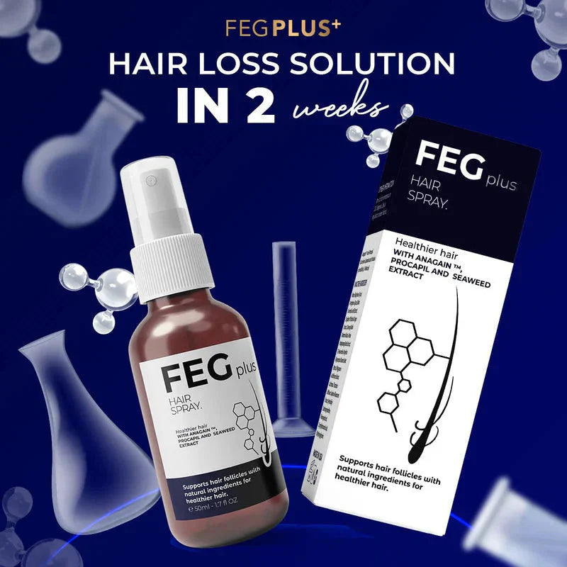 FEG Plus Hair Growth Spray | Original Hair Loss Treatment for Men & Wome