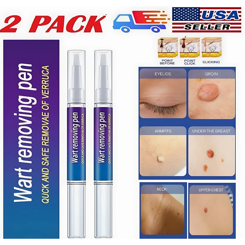 Wart Remover Skin Pen Gel - All Natural Way - Painless & Non Surgical