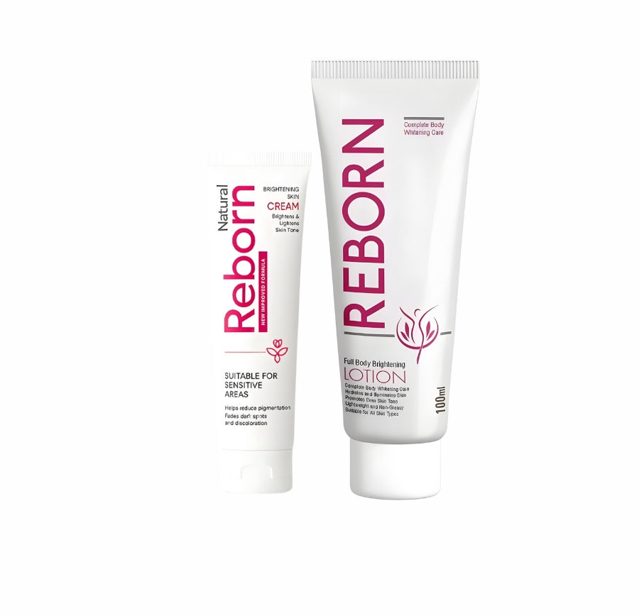 Reborn Full Body Brightening Lotion & White Beauty Skin Cream