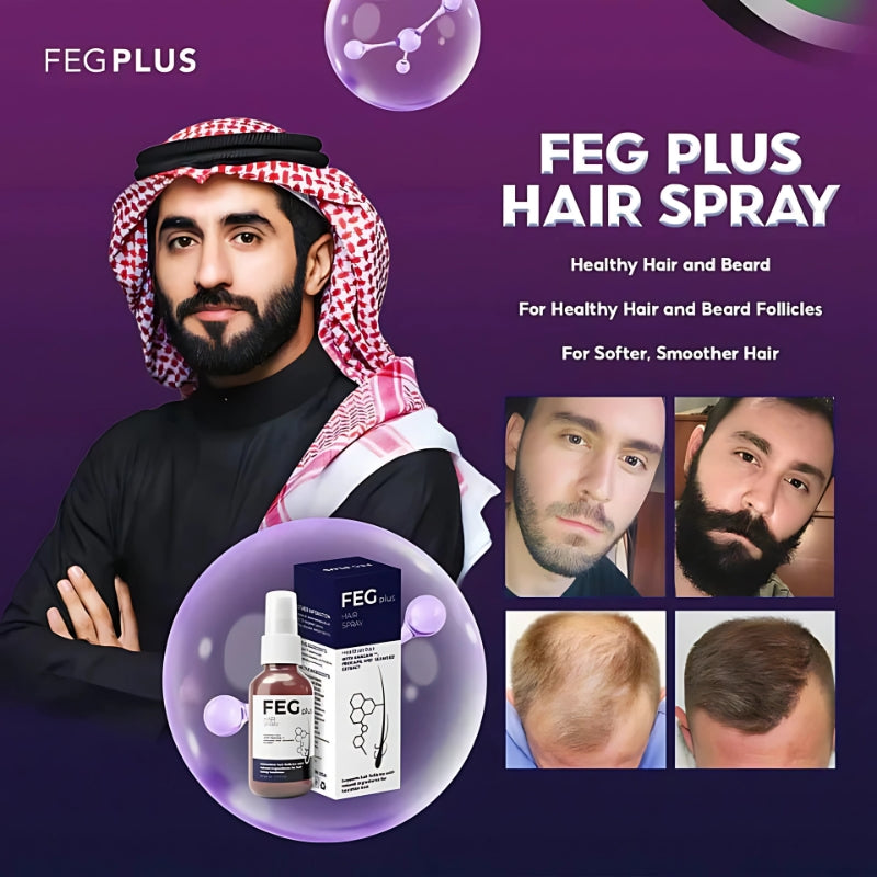 FEG Plus Hair Growth Spray | Original Hair Loss Treatment for Men & Wome